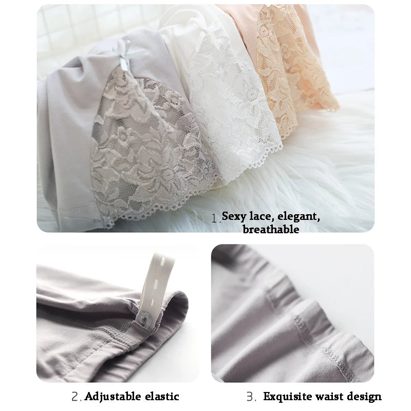Lace Bow Maternity Shorts