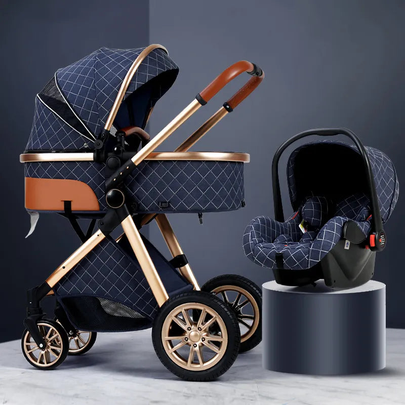 3-in-1 Luxury Baby Stroller