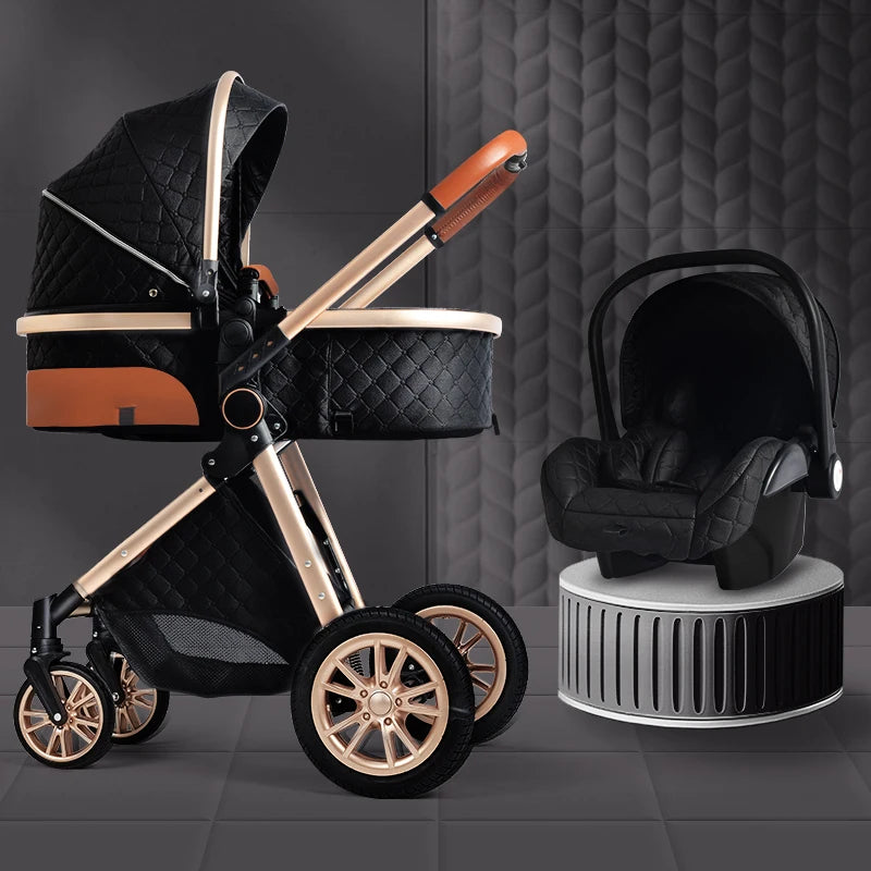 3-in-1 Luxury Baby Stroller