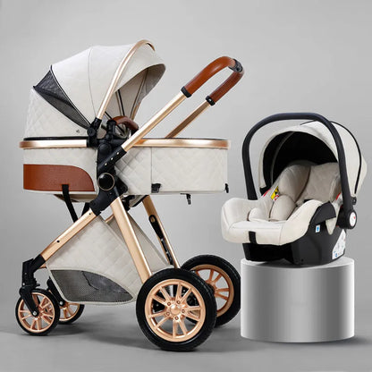 3-in-1 Luxury Baby Stroller