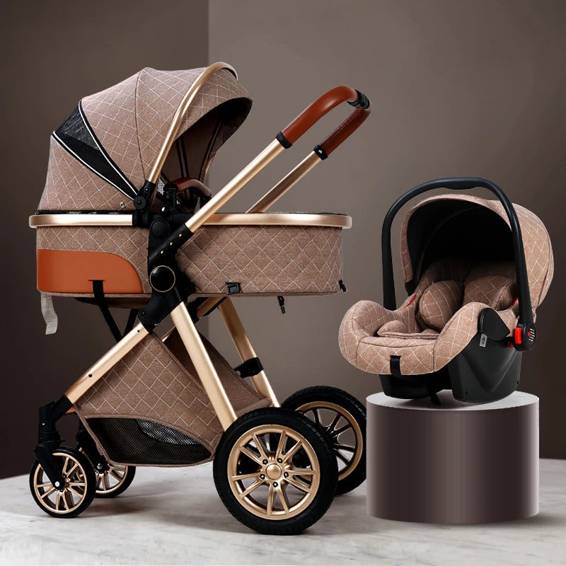 3-in-1 Luxury Baby Stroller