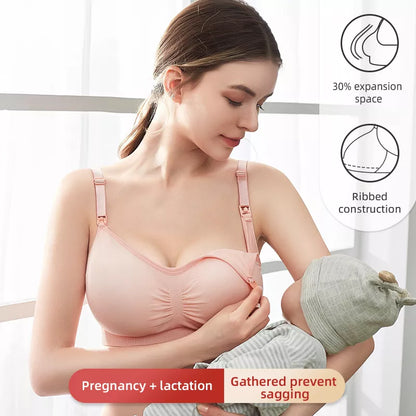 Plus Size Seamless Nursing Bra