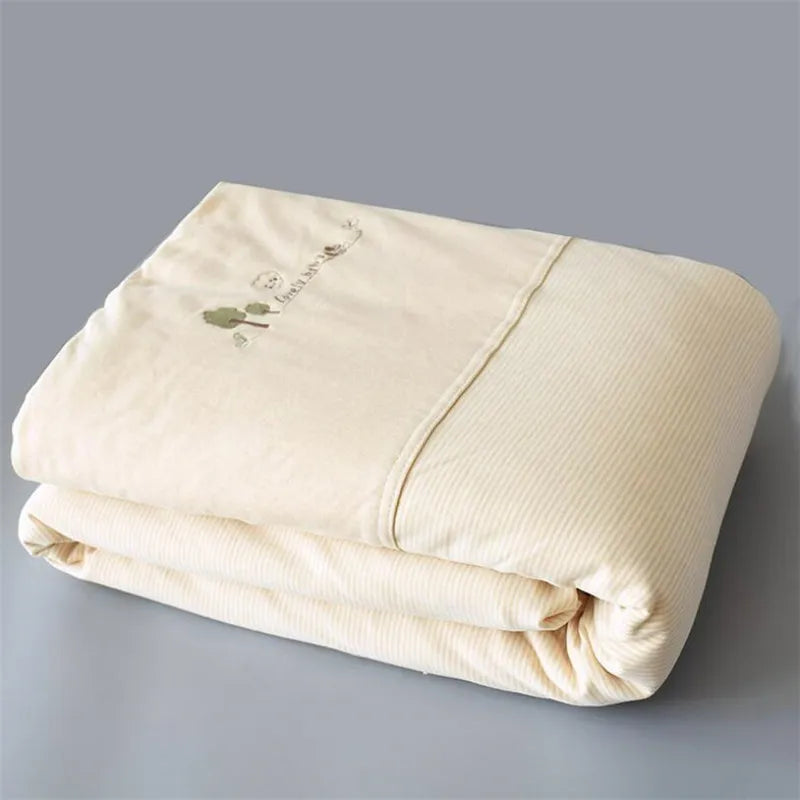 Natural Cotton Kids Sleeping Blanket