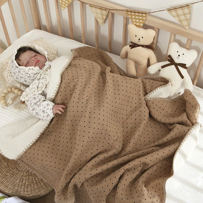 4-Layer Cotton Baby Swaddle Blanket Set