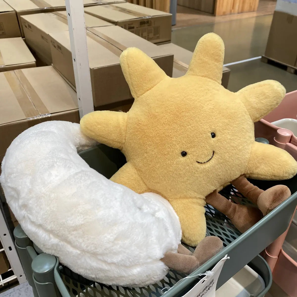 Funny Sun Moon Plush Toy