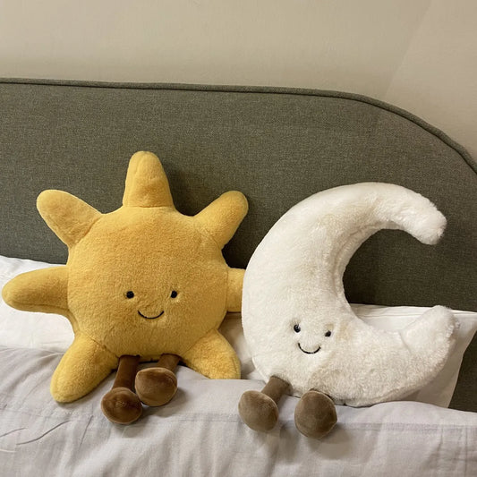 Funny Sun Moon Plush Toy