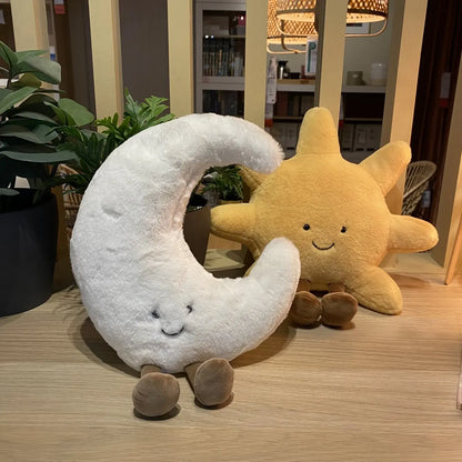 Funny Sun Moon Plush Toy