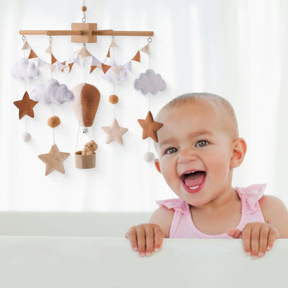 Wooden Baby Crib Mobile