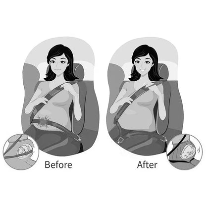 Pregnant Lady Car Seat Belt