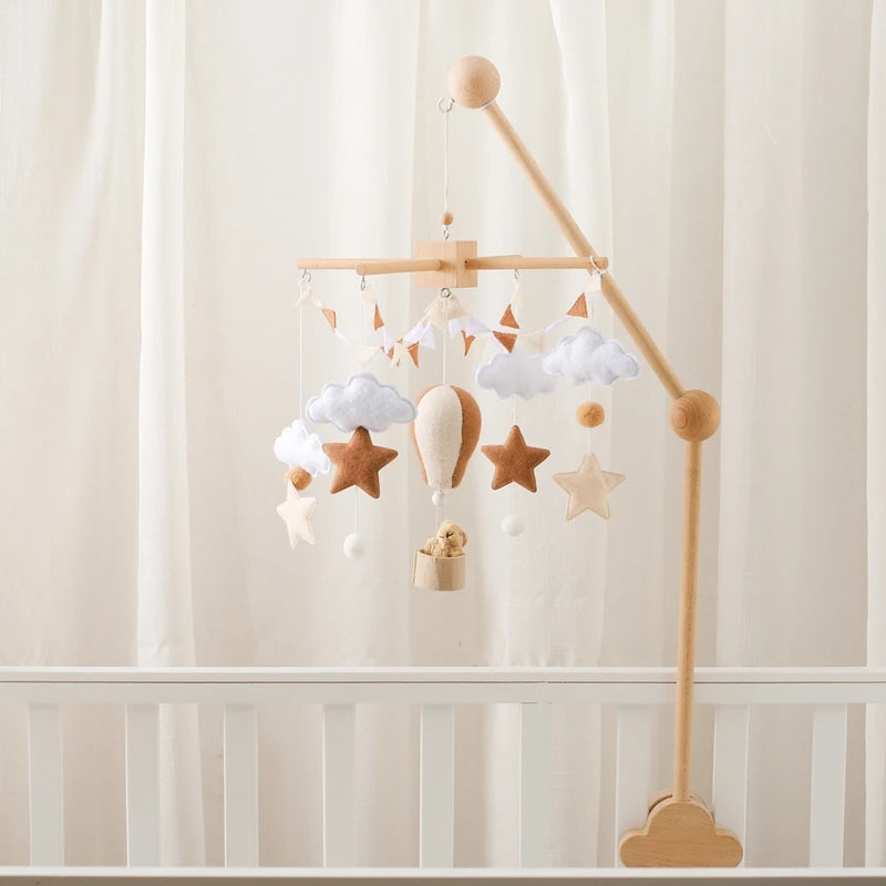 Wooden Baby Crib Mobile