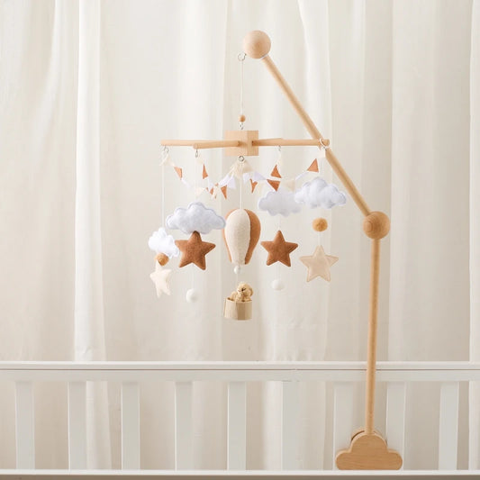 Wooden Baby Crib Mobile