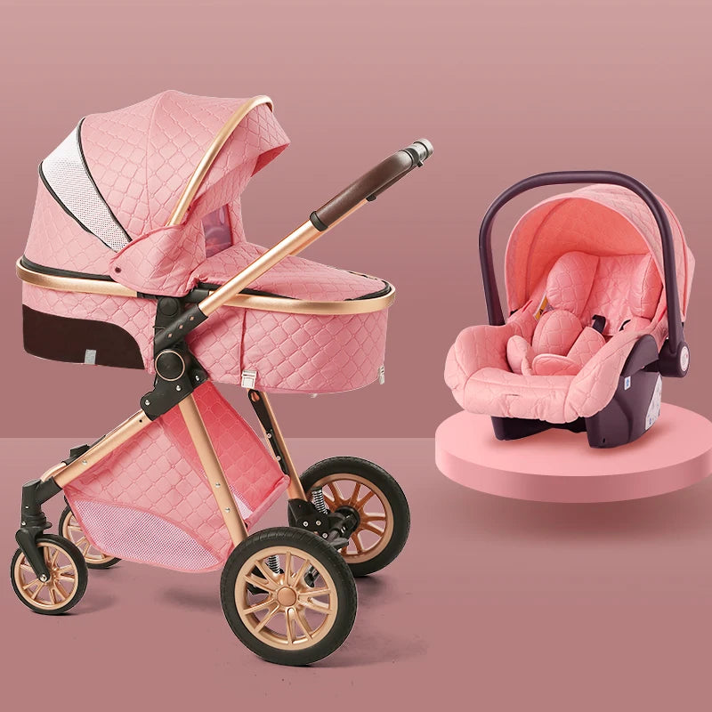 3-in-1 Luxury Baby Stroller